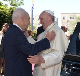 Papież u prezydenta Izraela